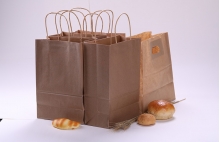 Kraft  paper bag with handle - Kraft paper bag with handle