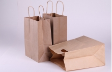 Kraft  paper bag with handle - Kraft paper bag with handle