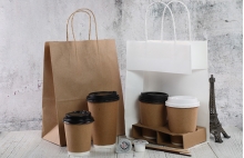 Kraft  paper bag with handle - Kraft paper bag with handle