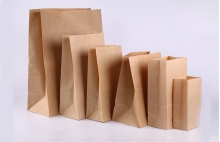 Square bottom kraft paper bag - Square bottom kraft paper bag