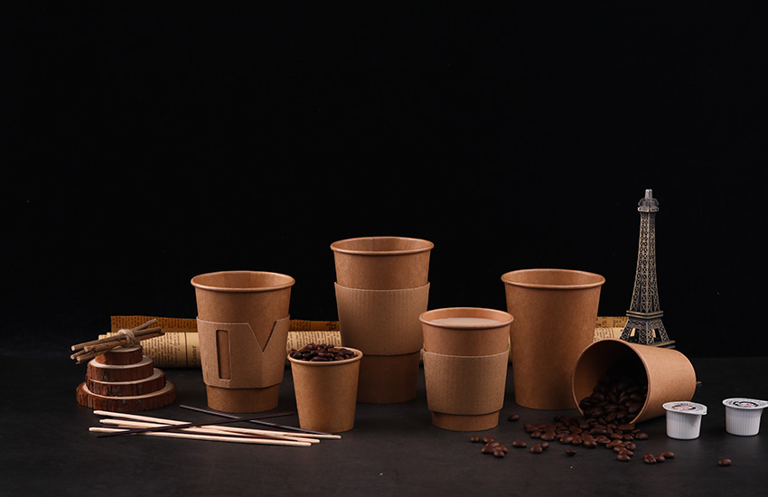 Kraft paper cup (single wall kraft paper cup ,double wall  kraft paper cup)