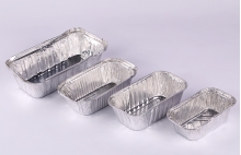 Aluminium foil long box round box - Aluminum foil long box, Aluminum foil round box