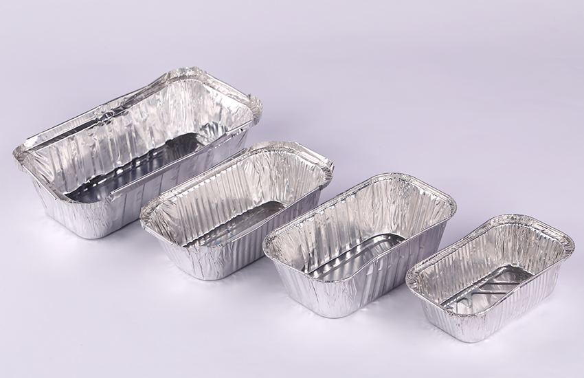 Aluminum foil long box, Aluminum foil round box