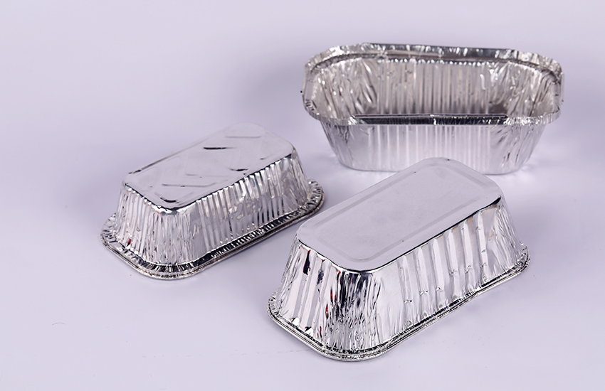 Aluminum foil long box, Aluminum foil round box