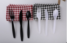 Knife ,fork, spoon - Disposable knife fork and spoon,straw,stirring rod