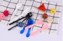 Knife ,fork, spoon - Disposable knife fork and spoon,straw,stirring rod