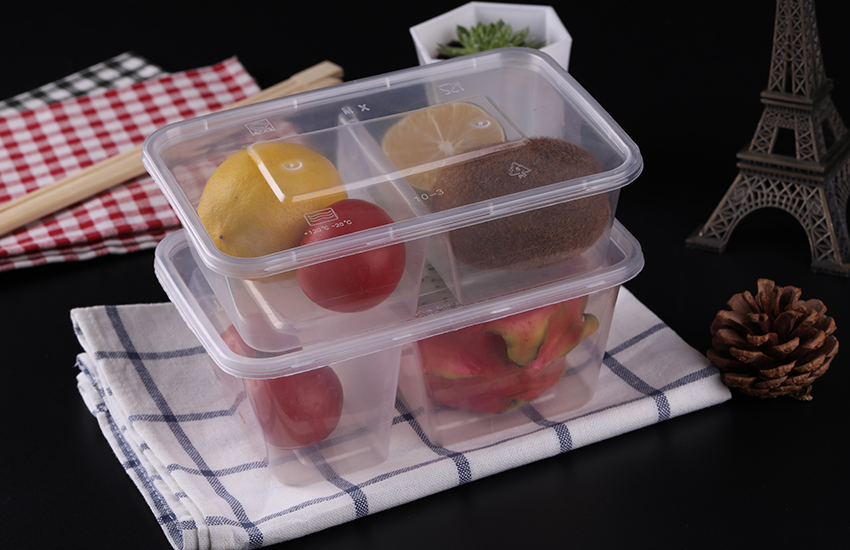 Plastic rectangular dining box