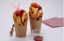 Cute egg paper cup - Paper egg cup(French fried cup)