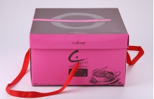 Dessert cake box - Cake box with handle