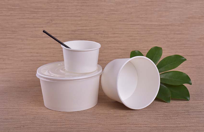 PLA biodegradable paper bowl