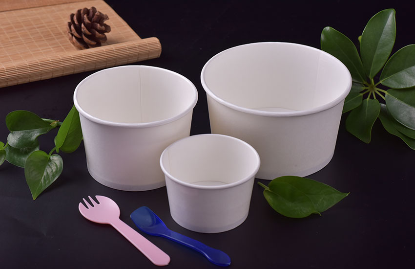 PLA biodegradable paper bowl