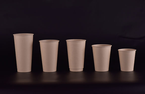 Bamboo pulp packaging cup