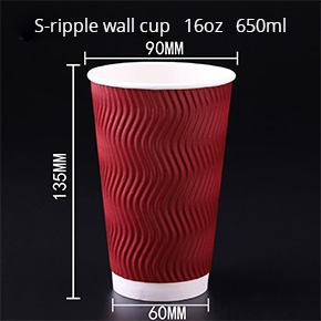 Ripple wall paper cup