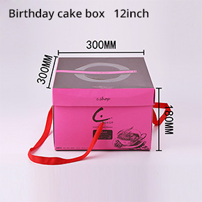 Cake box with handle 12inches