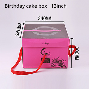 Cake box with handle 13inches