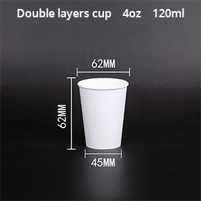 Double layers paper cup