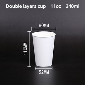 Double layers paper cup