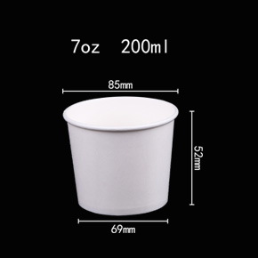Double PE coated paper bowl