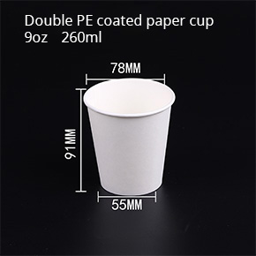 Double PE coated paper cup