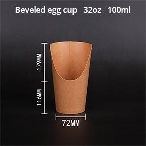 Paper egg cup 32oZ 100ML