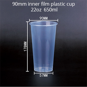 Inner film injection mould plastic cup 650ml