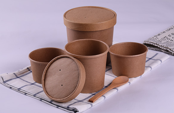 Kraft  paper soup cup