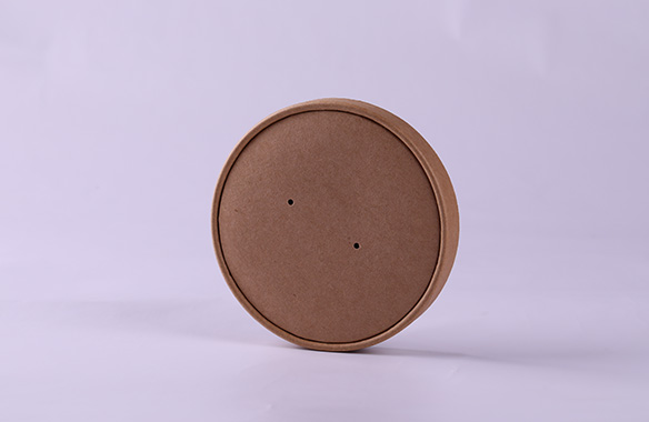 Kraft paper lid