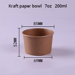 Kraft paper bowl