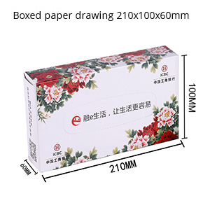 Boxed out of paper handkerchief paper napkin