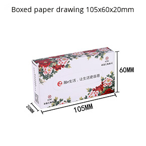 Boxed out of paper handkerchief paper napkin