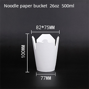 Noodle paper bucket