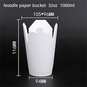 Noodle paper bucket