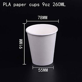 PLA biodegradable paper cup