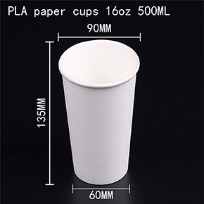 PLA biodegradable paper cup