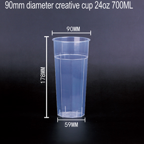 90mm diameter creative cup 24oz 700ML