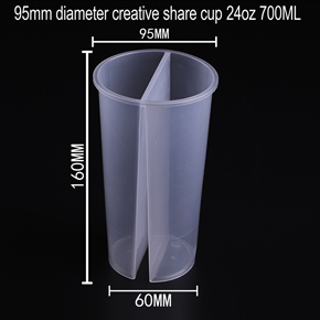 95mm diameter creative share dup 24oz 700ML
