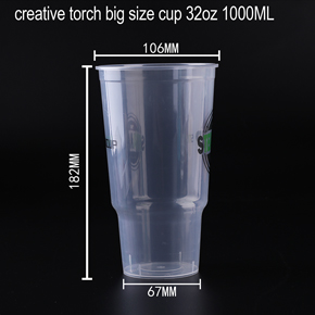 creative torch big size cup 32oz 1000ML