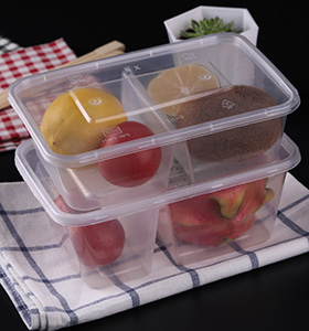 Plastic rectangular dining box