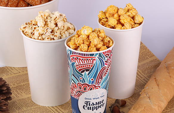 Pop corn paper bucket