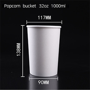 Family paper bucket, Pop corn paper bucket