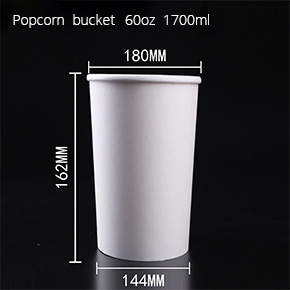 Family paper bucket, Pop corn paper bucket