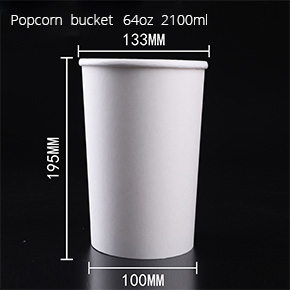 Family paper bucket, Pop corn paper bucket