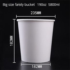 Family paper bucket, Pop corn paper bucket