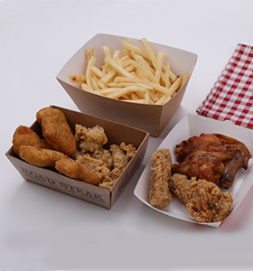 Paper food tray,Fried chicken box